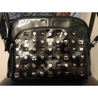 アナスイ(ANNA SUI)のアナスイ　ハートスタッズ　エナメル　ショルダーバッグ(ショルダーバッグ)