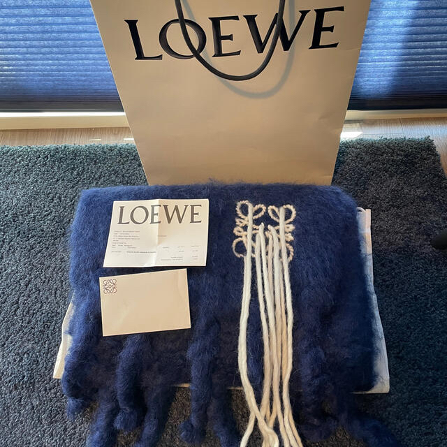 ロエベLOEWE モヘアマフラー