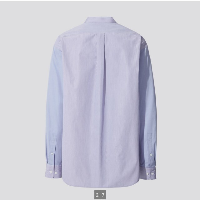 UNIQLO(ユニクロ)のユニクロUNIQLOスーピマコットンオーバーサイズシャツ＋jジルサンダーL新品 メンズのトップス(シャツ)の商品写真