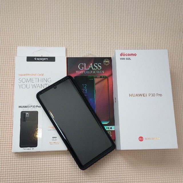 P30 Pro HW-02L ブラック SIMロック解除済