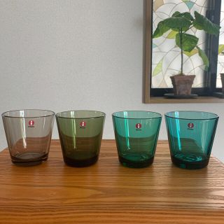 イッタラ(iittala)の1月のみ値下げ❣️イッタラ　カルティオ　グラス　4点(グラス/カップ)