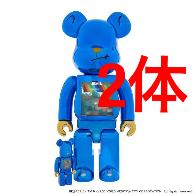 BE@RBRICK J.S.B. 3RD Ver. 400% 100% BE@RBRICK J.S.B. 3RD Ver. 400% 100%