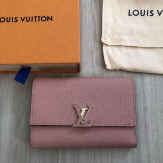 ルイヴィトン(LOUIS VUITTON)の未使用　ルイヴィトン　トリヨン　カプシーヌコンパクト　3つ折り　財布　ミニ(財布)