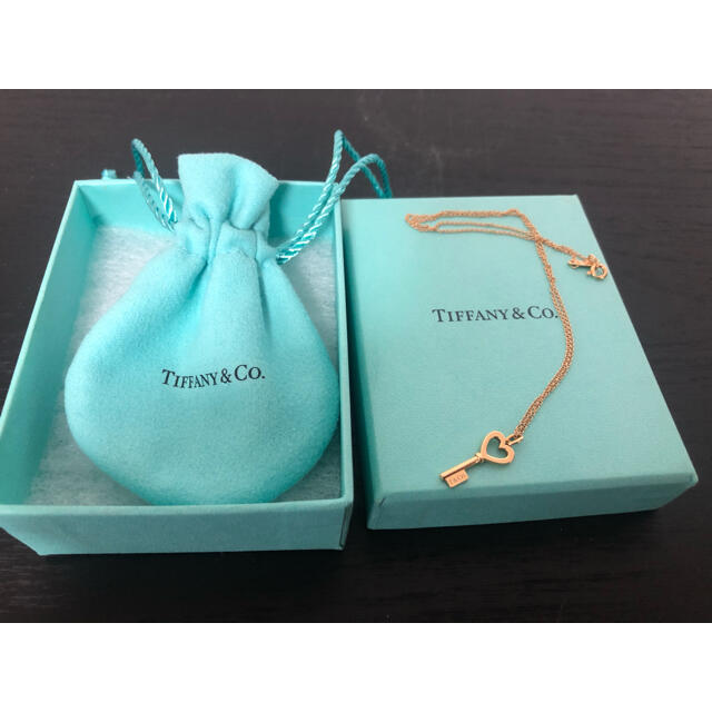 Tiffany & Co.(ティファニー)の【美品】TIFFANY ティファニー ハートキー　ネックレス レディースのアクセサリー(ネックレス)の商品写真