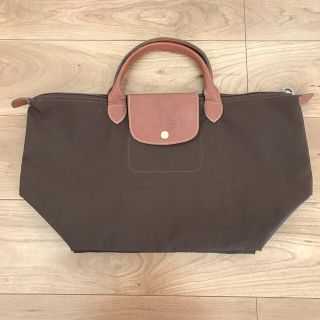 ロンシャン(LONGCHAMP)の本物！LONGCHAMPロンシャン★人気プリアージュトートバッグM★ブラウン茶(トートバッグ)