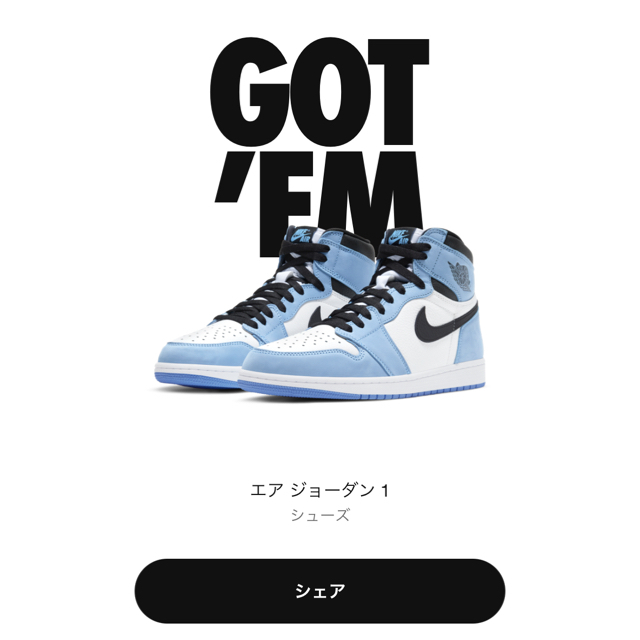 ナイキ　27cm  NIKE AIR JORDAN 1 HIGH OGスニーカー