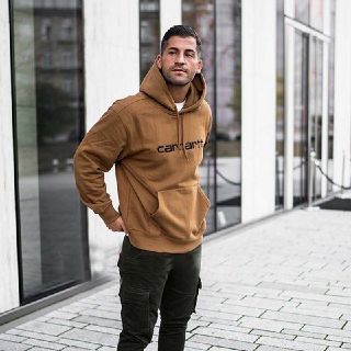 carhartt - 新品未使用品 Carharttパーカー ブラウンカラー Lサイズの ...