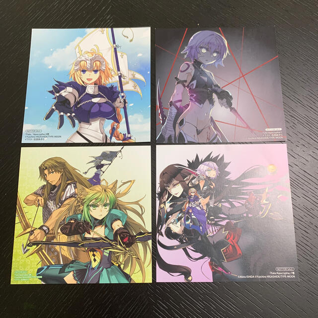 角川書店(カドカワショテン)のFate Apocrypha フェイト アポクリファ イラストカード 型月 エンタメ/ホビーのアニメグッズ(カード)の商品写真