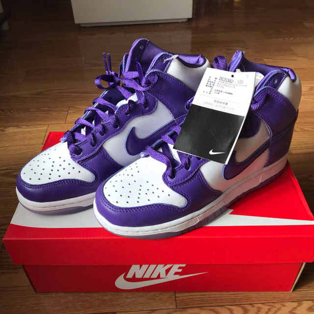 NIKE ナイキDUNK HIGH WMNS "VARSITY PURPLE"