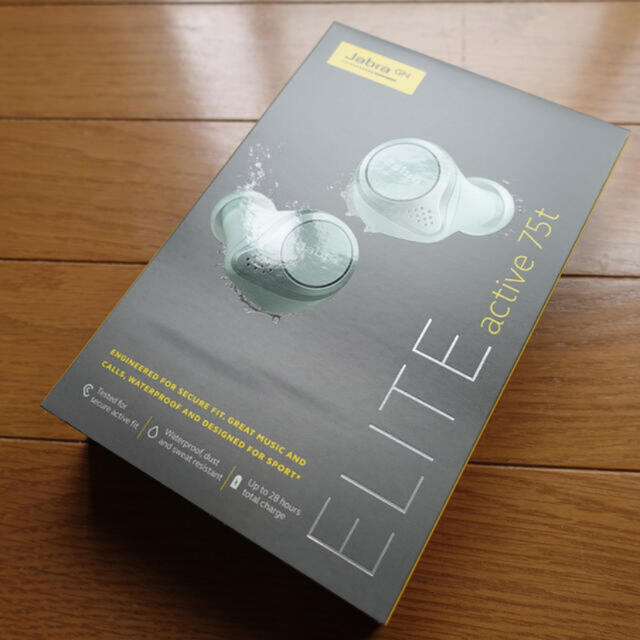 美品 ワイヤレスイヤホン jabra elite active 75t ミント