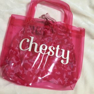 チェスティ(Chesty)のchestyビニールバッグ(トートバッグ)