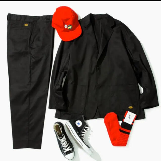 セットアップTripster Dickies Beams セットアップスーツ Black M