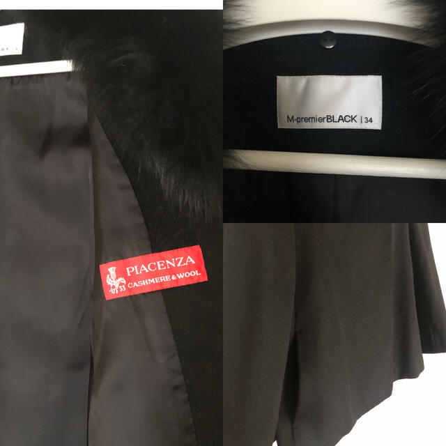 M-premier(エムプルミエ)のMプルミエ☆2wayジャケットコートFoxファー付き レディースのジャケット/アウター(毛皮/ファーコート)の商品写真