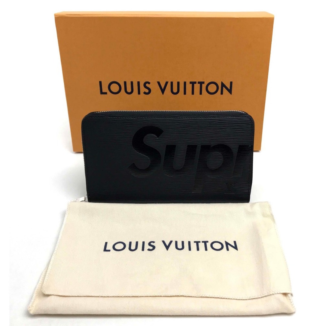 Supreme コラボ 長財布 エピレザー ノワール LOUIS VUITTON