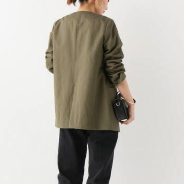 JOURNAL STANDARD カルゼチノノーカラージャケット STRETCH KARZE ストレッチカルゼ スロージャケット パンツ