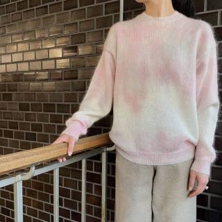 オーラリー モヘア ニットポロ ピンク | tspea.org