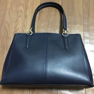 COACH - 値下げ❗️コーチ ショルダーバッグ ネイビー３・4枚目画像 ...