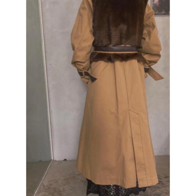 Ameri VINTAGE(アメリヴィンテージ)のAmeri vintage  TRENCH COAT トレンチコート レディースのジャケット/アウター(トレンチコート)の商品写真