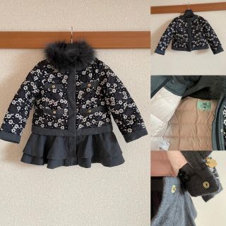 TOCCA BAMBINIトッカバンビーニ 総刺繍ダウンコート110 8万7千円-