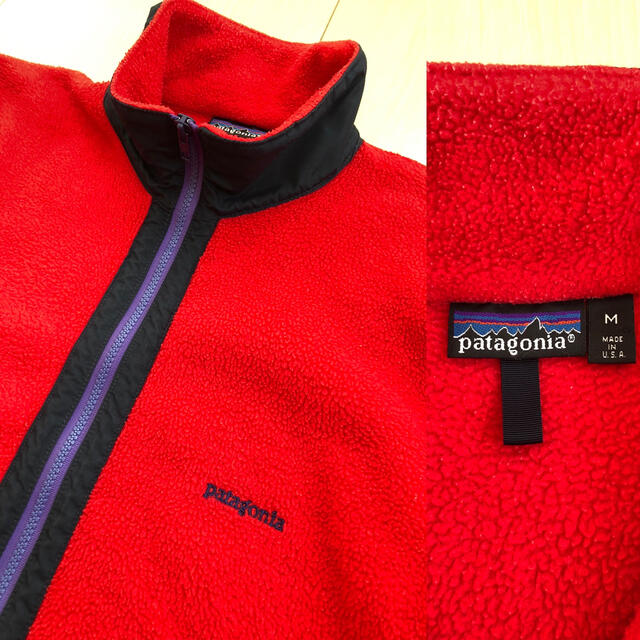 USA製80's  patagoniaパタゴニア　フリースプルオーバー