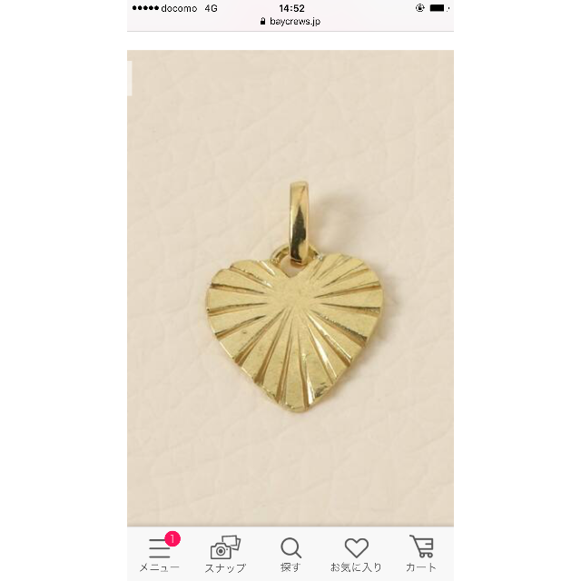 Deuxieme Classe GIGI/ジジ 18K CROSS CHARM Deuxieme Classe（ドゥーズィエムクラス）の「【GIGI/ジジ】 18K