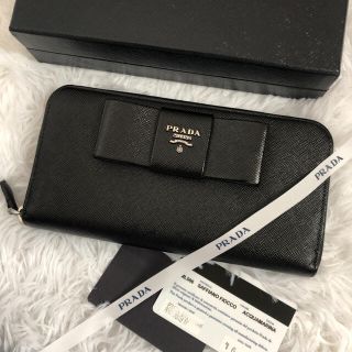 ♥美品　PRADA　プラダ　長財布♥