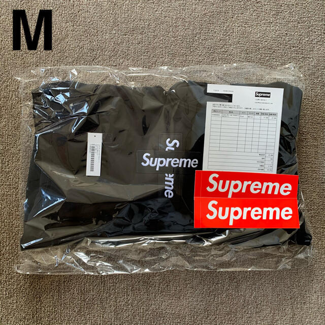 Supreme Cross Box Logo Fooded Sweatshirtパーカー