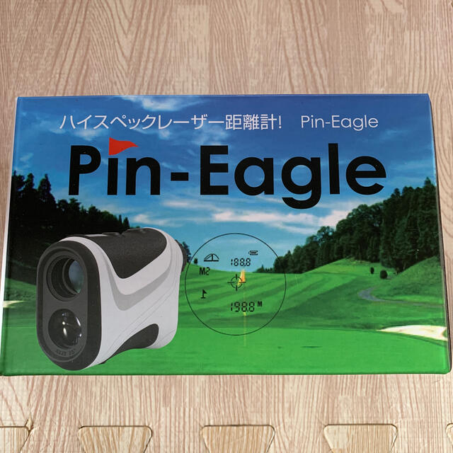 新品 Pin-Eagle ピンイーグル ゴルフ 距離計 660yd対応 光学6倍