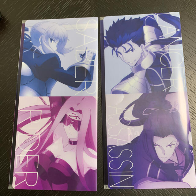 BANPRESTO(バンプレスト)のFate staynight セイバー ランサー ライダー アサシン エンタメ/ホビーのアニメグッズ(クリアファイル)の商品写真