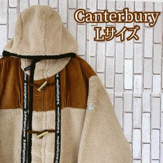 カンタベリー(CANTERBURY)の★激レア★カンタベリー★ボア★ダッフルコート★刺繍ロゴ★コーデュロイ★Lサイズ★(ダッフルコート)