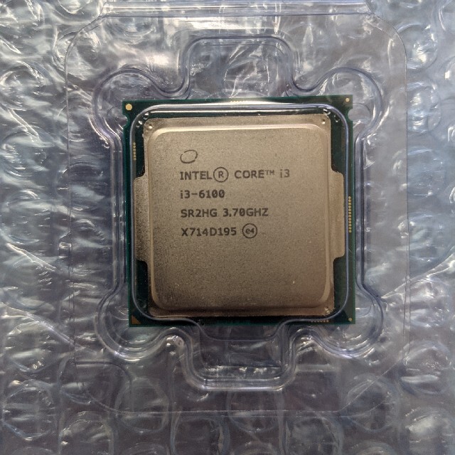 【値下げしました！】CPU Intel CORE i3 6100 3.70GHz