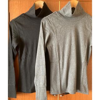 ニッセン(ニッセン)のタートルネックTシャツ2枚セット(Tシャツ(長袖/七分))