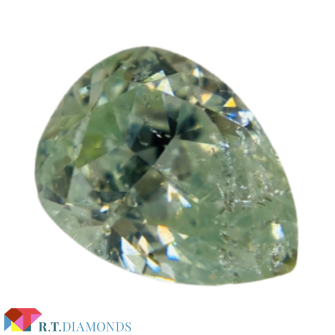 国内正規新品 FANCY BLUE GREEN 0.418ct PS/RT0157/CGL レディース