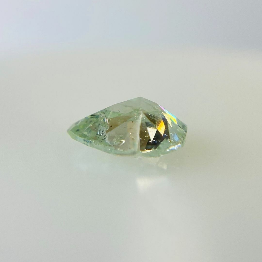 FANCY BLUE GREEN 0.418ct PS/RT0157/CGL レディースのアクセサリー(その他)の商品写真