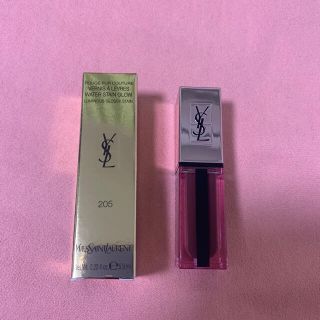 イヴサンローランボーテ(Yves Saint Laurent Beaute)のルージュピュールクチュールヴェルニウォーターグロウ　ウォーターグロウ　205(リップグロス)