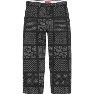 シュプリーム(Supreme)の20SS Supreme Paisley Grid Chino Pant 30(チノパン)