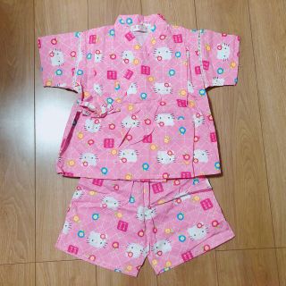 サンリオ(サンリオ)の【美品】子供服 110 ハローキティ 甚平(甚平/浴衣)