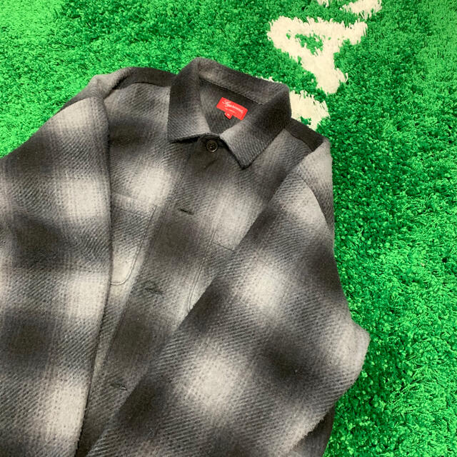 supreme plaid fleece shirt XL