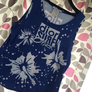 希少レア!!　Dior SURF Chick ロゴタンクトップ