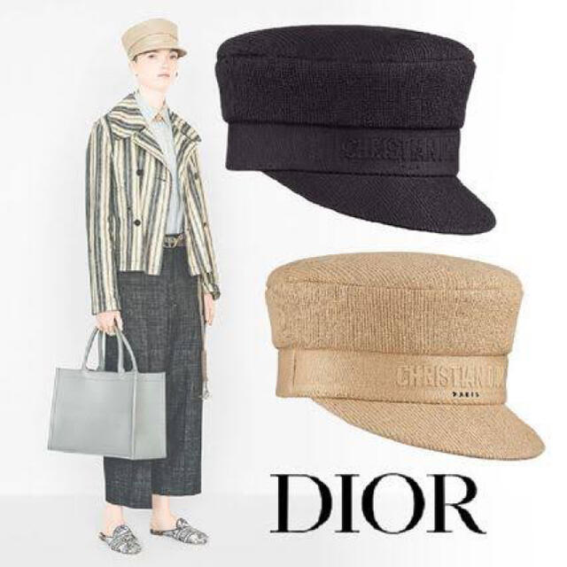 Christian Dior - sa☆ 確実正規品 DIOR キャスケット ブラック