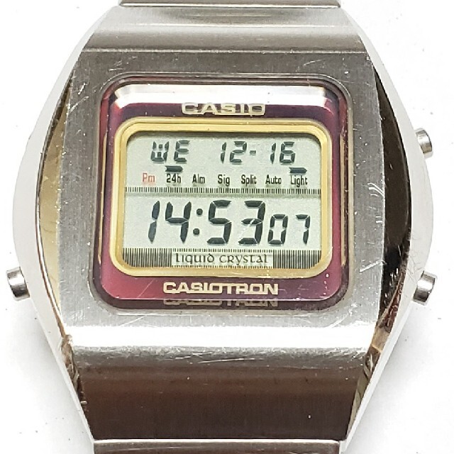 美品☆カシオ☆復刻☆カシオトロン☆TRN-02☆電池交換済☆