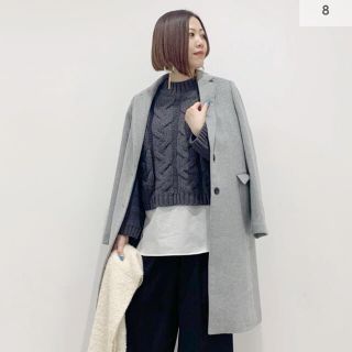 スピックアンドスパン(Spick & Span)の★今期新品 完売品 GU ジーユー 美シルエット ウールブレンドチェスターコート(チェスターコート)