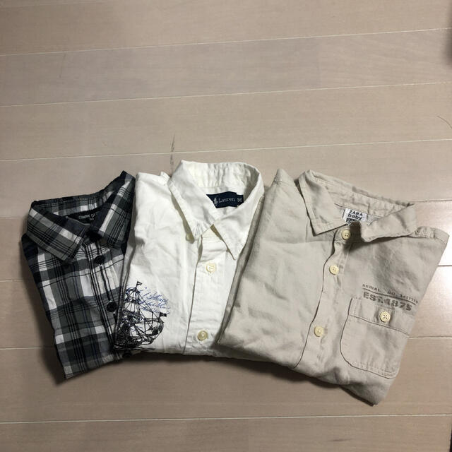 POLO RALPH LAUREN(ポロラルフローレン)のキッズ ラルフローレン ZARA コムサ 90cm 5点セット キッズ/ベビー/マタニティのキッズ服男の子用(90cm~)(ブラウス)の商品写真