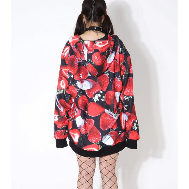 TRAVAS TOKYO Tablet berry zip hoodie TRAVAS TOKYO Tablet berry zip hoodie