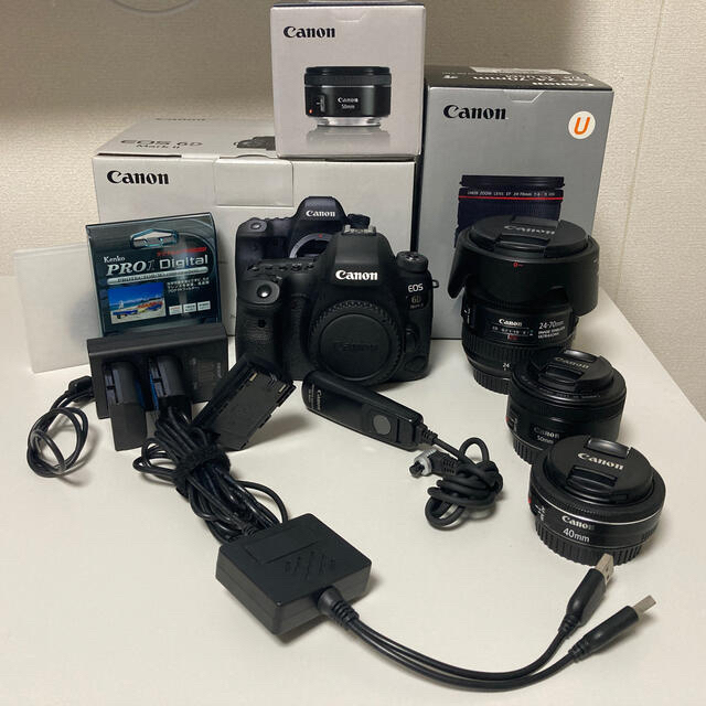 【おまけ付き】Canon EOS 6D mark2 レンズなど