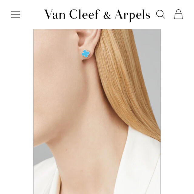 Van Cleef & Arpels(ヴァンクリーフアンドアーペル)のVan Cleef & Arpels スイートアルハンブラピアス レディースのアクセサリー(ピアス)の商品写真