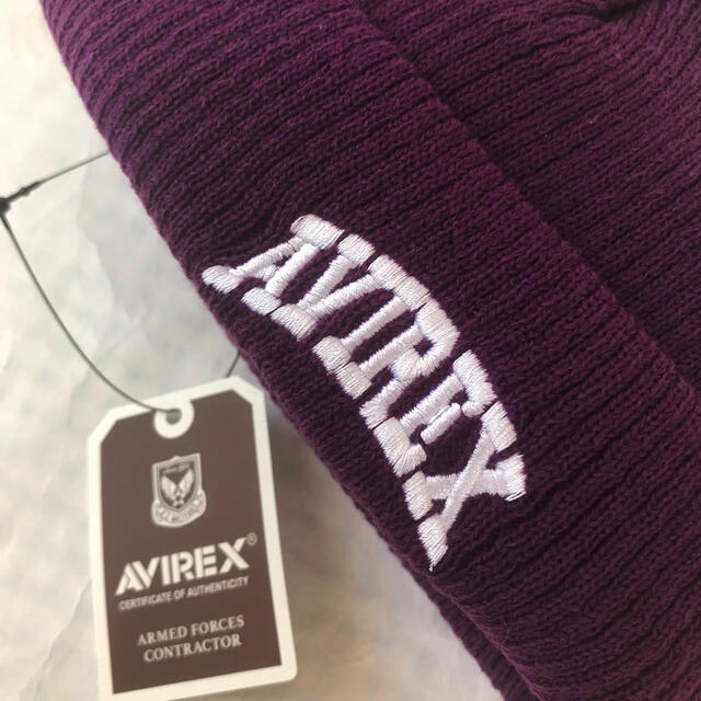 AVIREX(アヴィレックス)の‼️大人気AVIREX暖かニット帽❣️今流行りの浅めニット. メンズの帽子(ニット帽/ビーニー)の商品写真