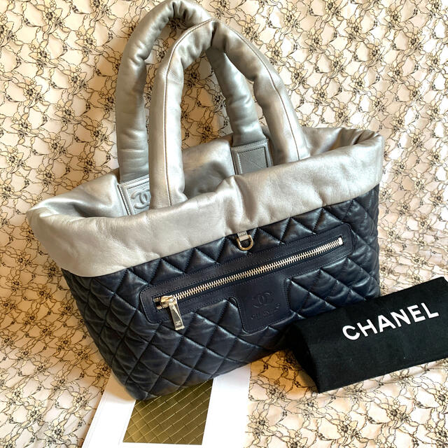 CHANEL - 正規品 シャネル CHANEL 美品 コココクーン GM レザー トート