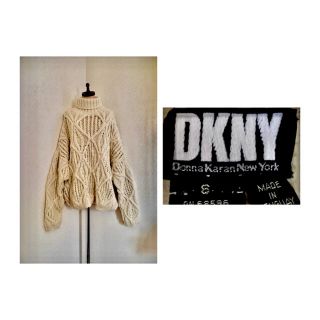 ロキエ(Lochie)の90s DKNY Cable Knit アラン フィッシャーマン ニット(ニット/セーター)