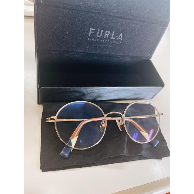 Furla(フルラ)の20日まで限定値下げ　度なし　ブルーライトカット　眼鏡 レディースのファッション小物(サングラス/メガネ)の商品写真